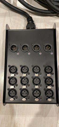 XSPRO XS1241 12X4 XLR low Profile 50’ Stage Snake BRAND NEW