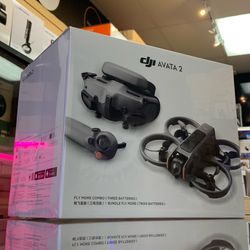DJI Avata 2 FPV Drone With Goggles And 3 Batteries Fly More Combo