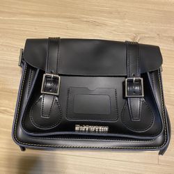 Doc Martens Leather Messenger Bag  