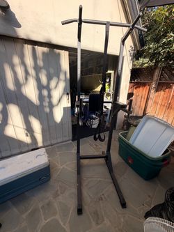 Power Tower Pull-Up and Dip Station