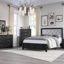 4 Pc Queen Bedroom Set ( 100 Day Pay Off Option)