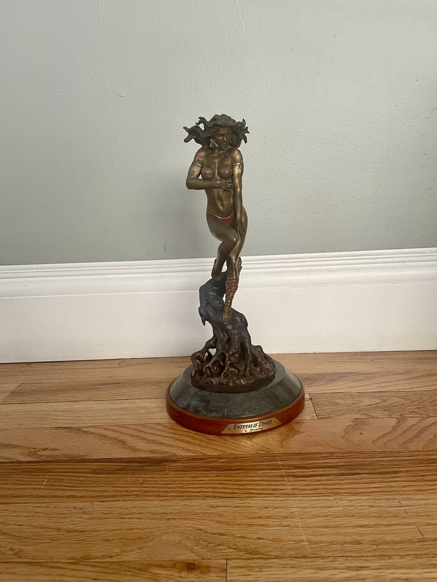 Vintage Franklin Mint Empress of Desire Bronze Statue