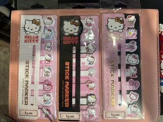 Hello Kitty Stick Marker Sets ā Lot of 3