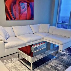 white cloud sectiojal sofa 4 segments new 132x88