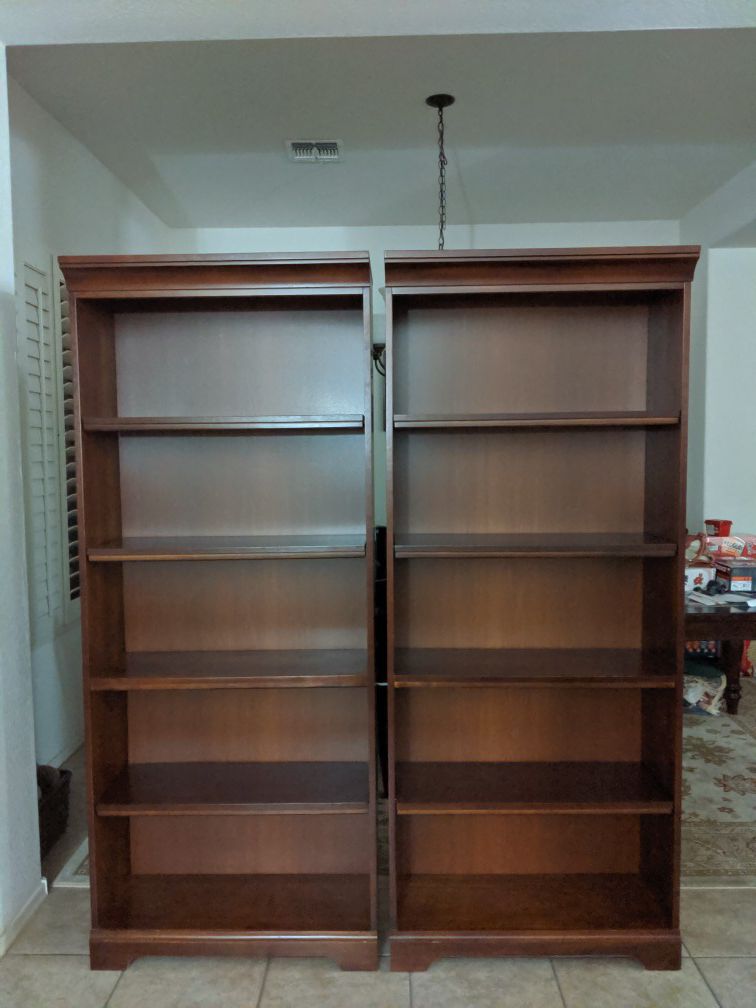 2 Wooden Bookshelves (Price for both)