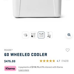 Yeti ROADIE 60 WHEELED COOLER