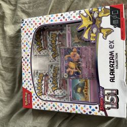 Pokemon 151 Alakazam EX Collection Box