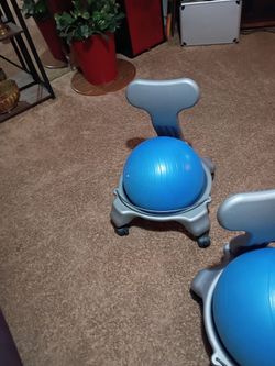 Aeromat kids Ball chair for Balance . 40.00 each or 75.00 for both