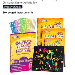 Rainbow Scratch Paper