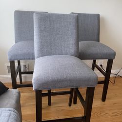 3 Like New Bar Stools 