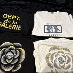 Designer T Shirts DIOR GUCCI LV CHANEL GALERIE BURBERRY