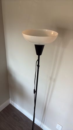 Black Floor Lamp – Works Great