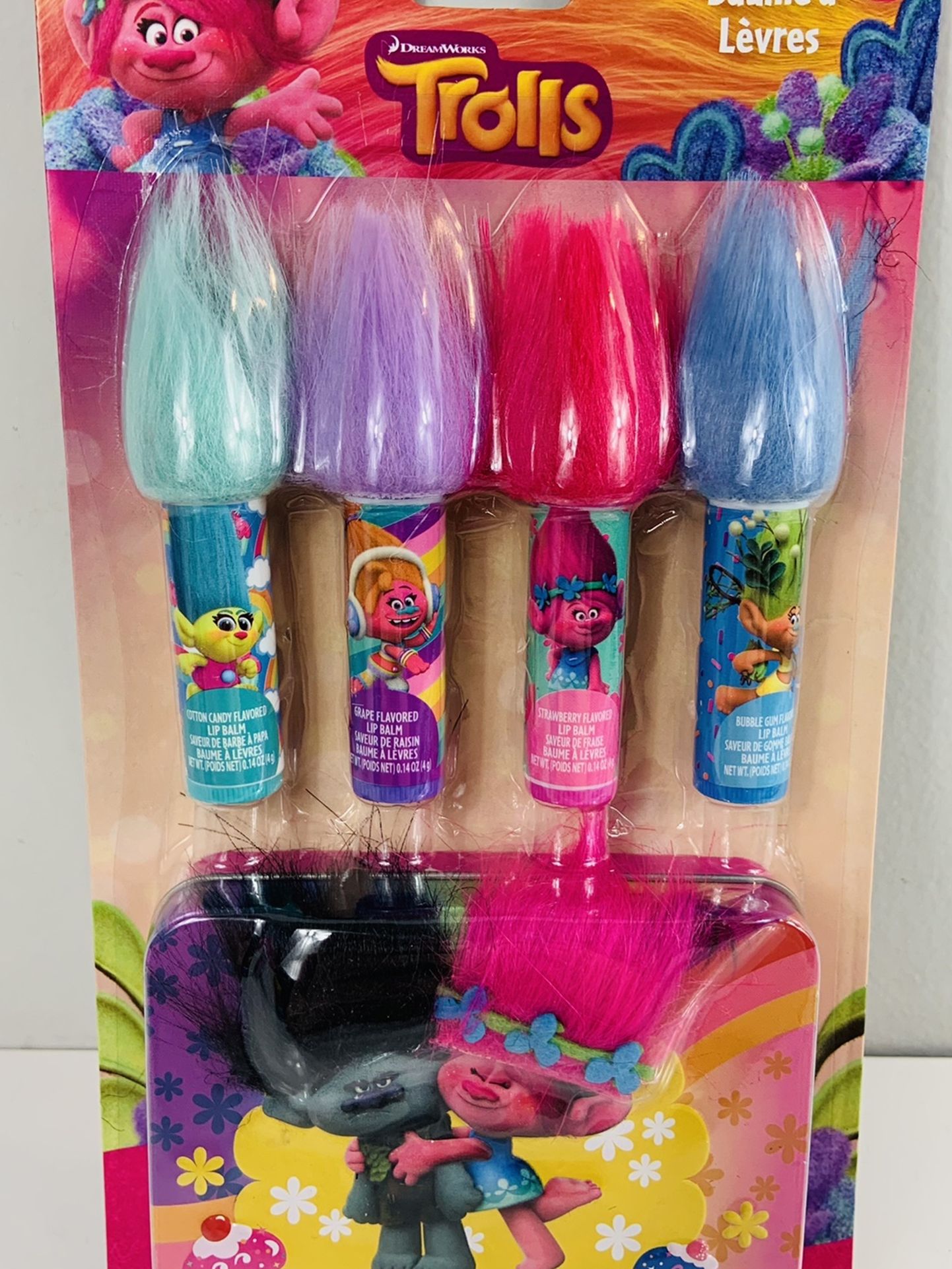 Brand New Trolls Lip Balm Set