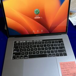 MacBook Pro 15” 2019 TouchBar Intel i7-9th Gen 16gb Ram 500GB SSD,Radeon Pro 4GB Graphics,Charger. In Excellent condition. 