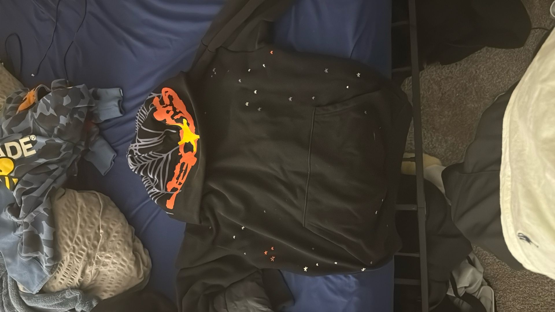 Sp5der Heavy Web Hoodie 'Black'