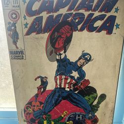 Super Heroes Wood Sign