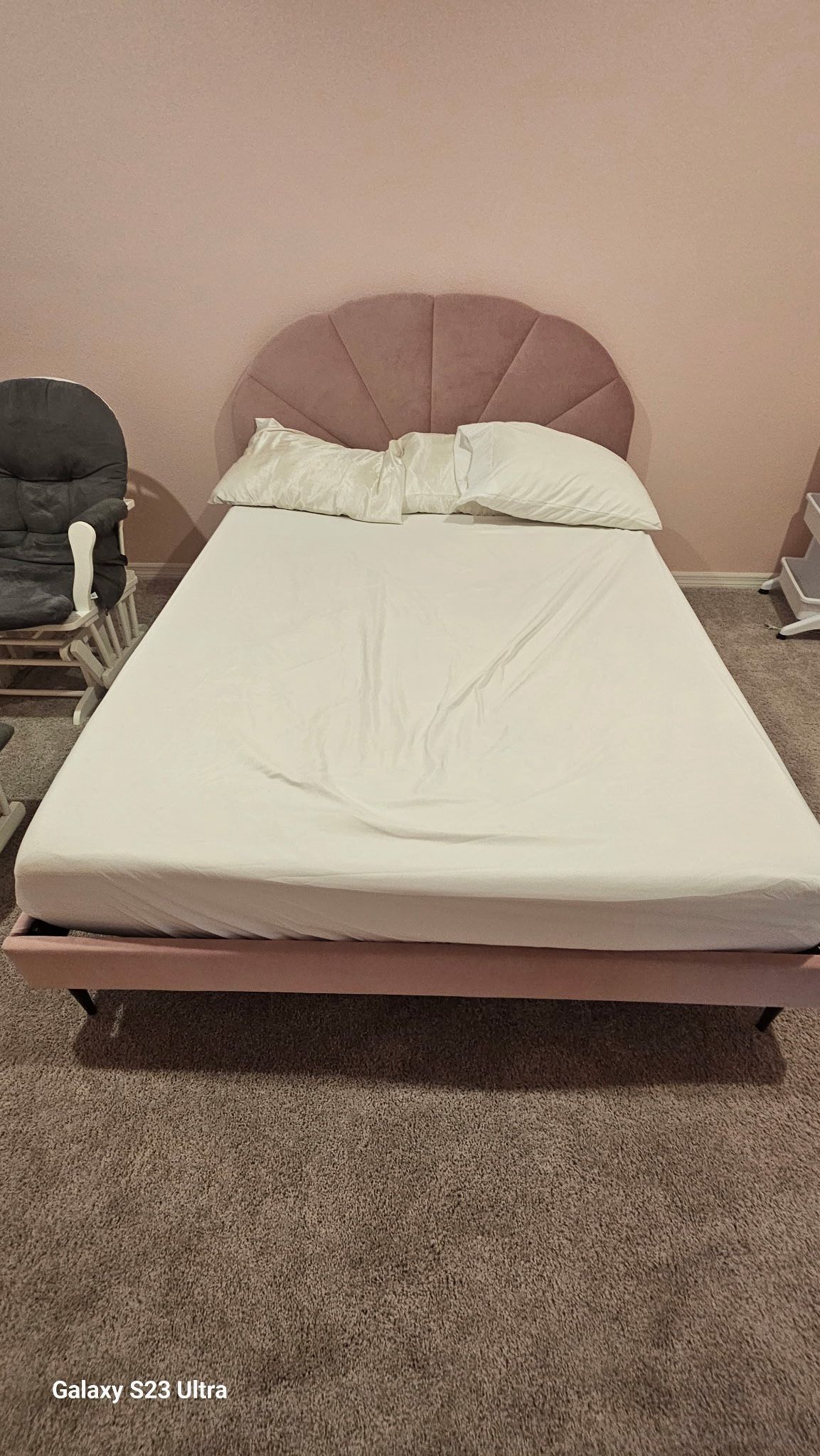 Queen Bed Frame + Mattress