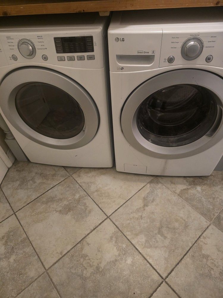 FREE LG Washer And Gas Dryer 