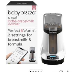 Baby Brezza Smart Baby Bottle Warmer, Breastmilk Warmer + Defroster
