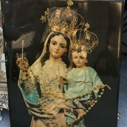 Large Image Of Blessed Mother n Child 