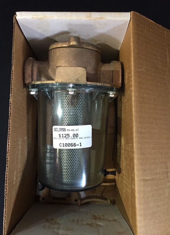 New in the box Groco ARG-1000-S Raw Water Strainer