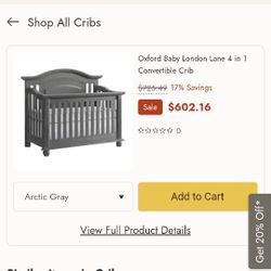 Selling used crib Oxford