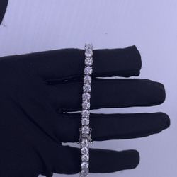 3CTW 8’ Moissanite Tennis Bracelet 