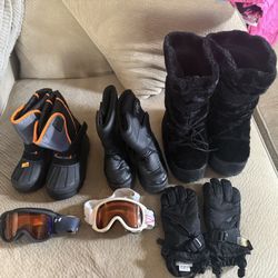 Kids And Ladies Snow Clothes