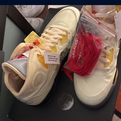 Jordan 5 Off white 5 Sail