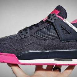 2015 Nike Air Jordan 4 Retro DENIM RARE Og Mens Size 9.5 IV 🔥 Or Womens Size 11