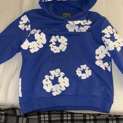 Blue Denium Tears Hoodie