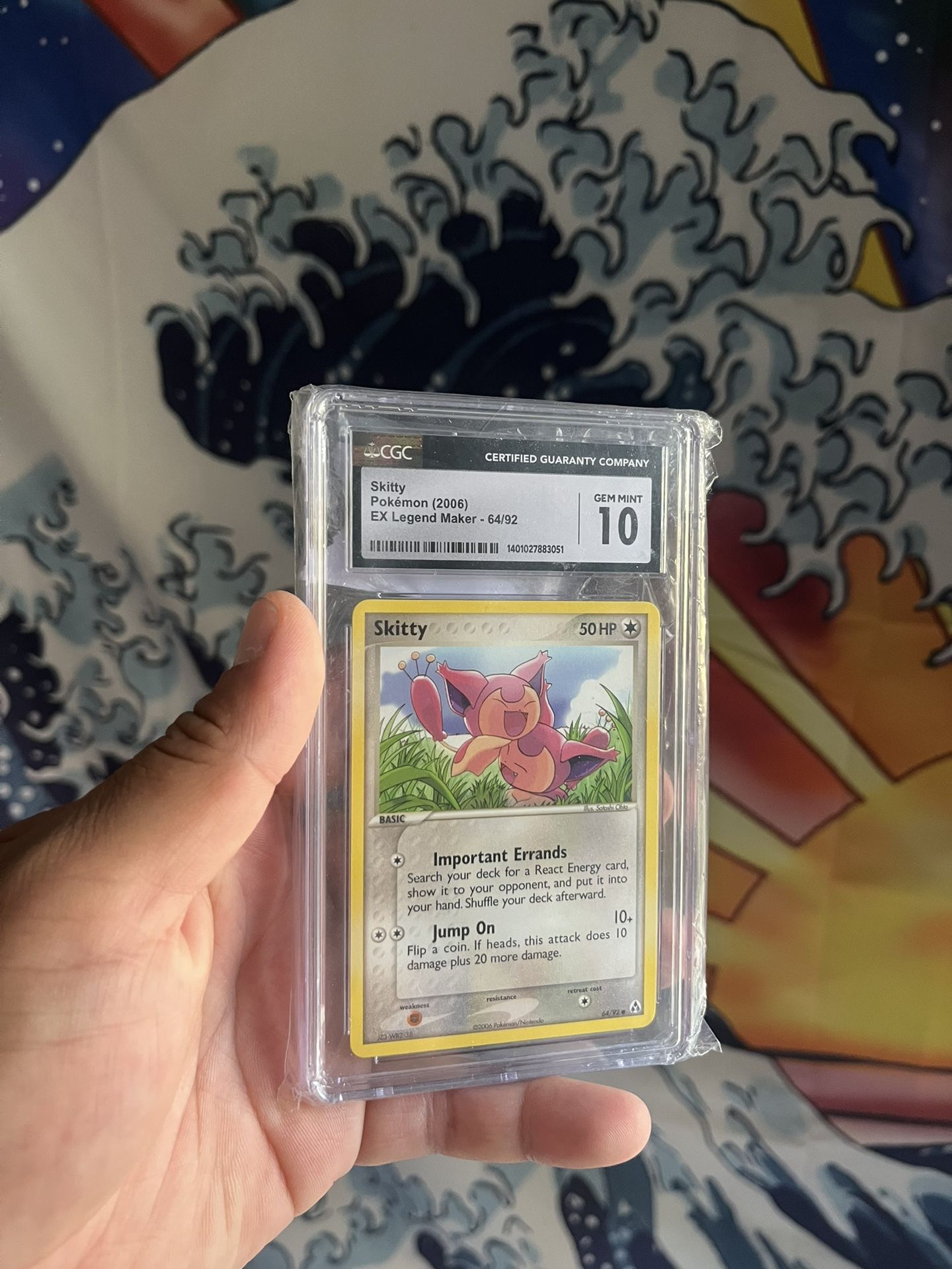 Skitty Pokemon 2006 EX Legend Maker CGC GEM MINT 10
