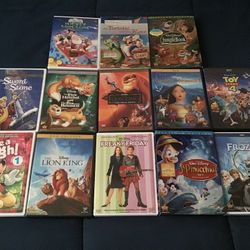 $2 Disney DVDs The Lion King Toy Story 4