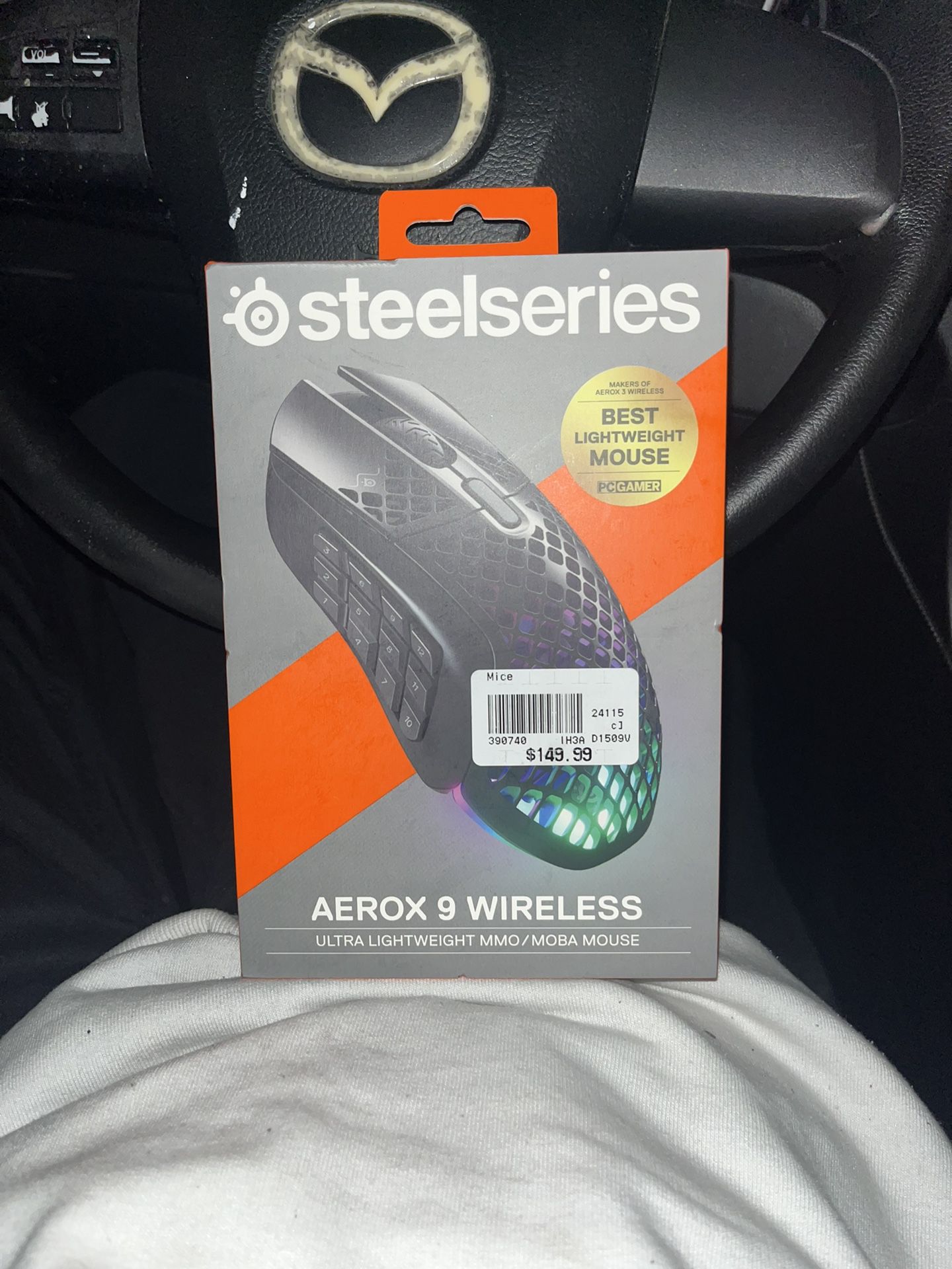 Steelseries Aerox 9 Wireless Ultra Lightweight MMO/MOBA Mouse