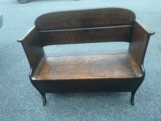 Antique sulfur bench
