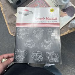 Briggs & Stratton, Repair Manual for Single Cylinder 4- Cycle Engines 1995