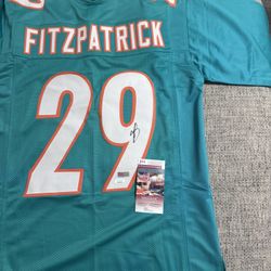 Minkah Fitzpatrick Signed Autograph Custom Jersey - JSA Coa - Miami Dolphins