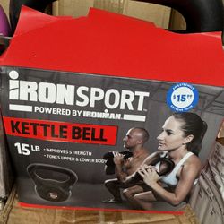 15lb Kettle Bell Weights. Brand New In The Box