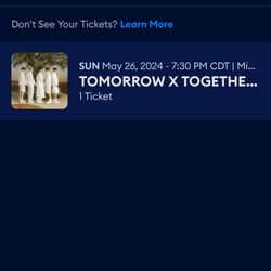 Tomorrow X Together Ticket