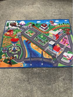 53x40” Paw Patrol City Road Playmat in good shape!