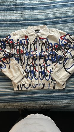 Fewo Abstract Bomber Jacket