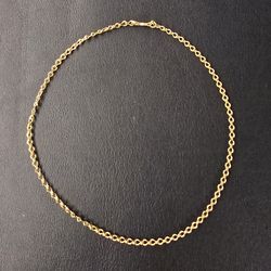 Vintage 17 Inch Gold Plated Chain