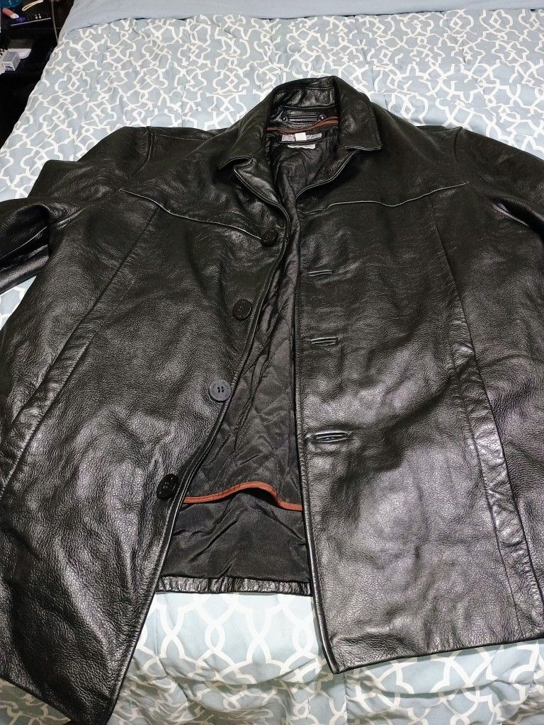 Vintage Leather Jacket From Wilson's Leather XL