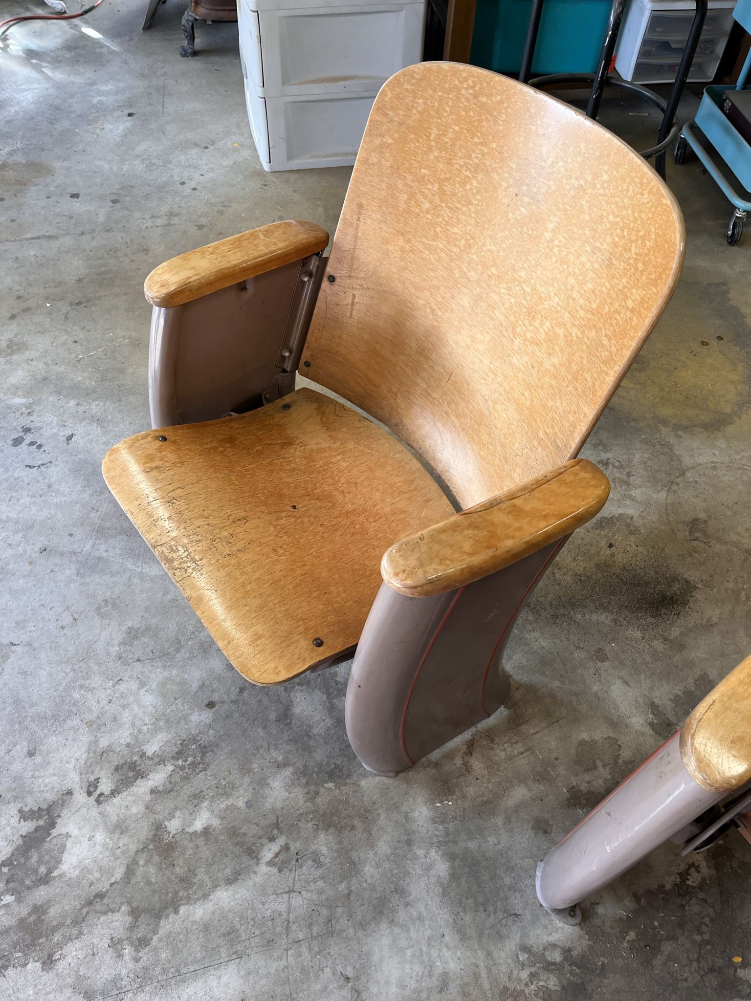 Art Deco Style Movie Theater Chair