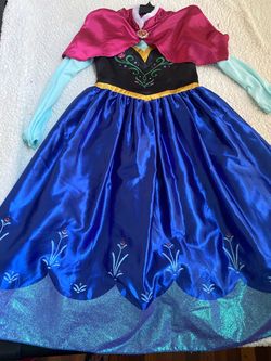 Disney Frozen Anna Girls Costume Dress 10