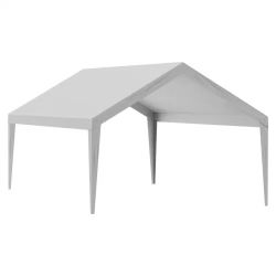 Carport Replacement Canopy Cover 13 x 20 ft, Garage Top Tent Shelter Tarp Heavy-Duty Waterproof & UV Protected, Easy Installation with Ball Bungees,Gr