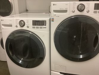 Lg washer dryer set