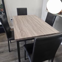 Dining Table And 4 Chairs