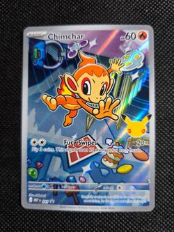 Chimchar Holo Pokémon Card MEP 041
