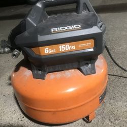 RIGID Air Compressor 6 Gallon 150 PSI